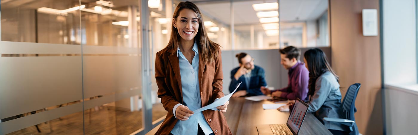 co-workers in an office