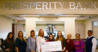 Prosperity Bank Check Presentation