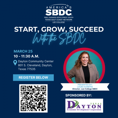 Start, Grow and Succeed with the SBDC